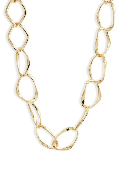 Nordstrom Chain Link Statement Necklace In Gold