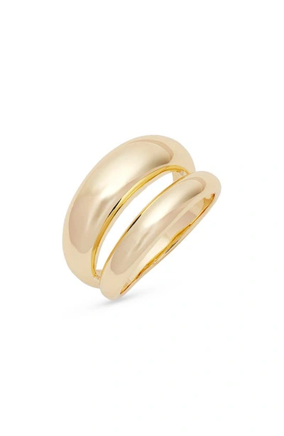 Nordstrom Double Band Ring In Gold