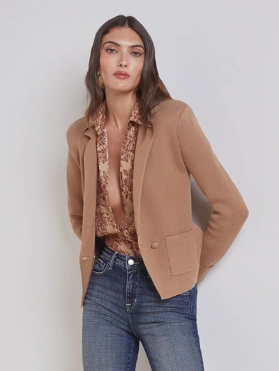 L AGENCE SOFIA KNIT BLAZER