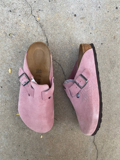 Pre-owned Birkenstock X Stussy Birkenstock Boston Clog Stussy