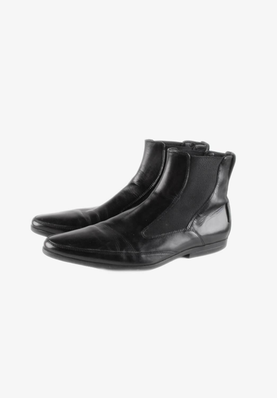 Pre-owned Dior Homme Aw06 Hedi Slimane Leather Chelsea Boots 42.5