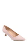 Journee Collection Celica Pointed Toe Pump In Blush