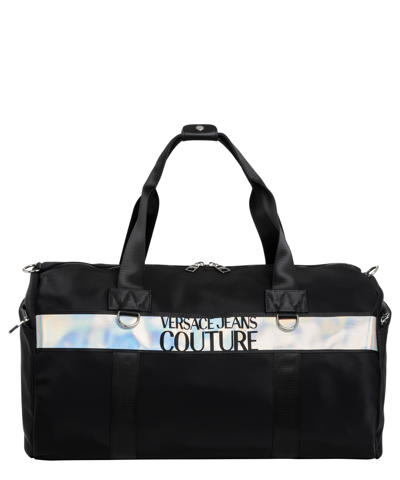 Versace Jeans Couture Gym Bag In Black