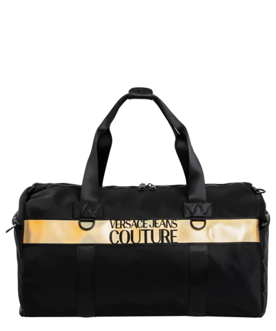 Versace Jeans Couture Gym Bag In Black