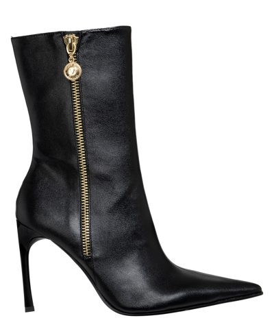 Versace Jeans Couture Sadie Sadie Heeled Boots In Black