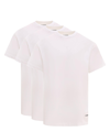 Jil Sander 3 Pack Plus Cotton T-shirt In White
