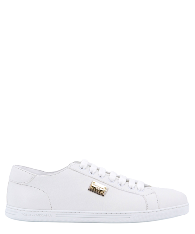 Dolce & Gabbana Saint Tropez Sneakers In White