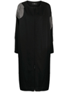 Y's Midikleid Mit Reissverschluss In Black