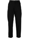 Y's High-waisted Cropped Trousers In Black