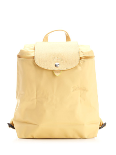 Longchamp Le Pliage Backpack In Yellow