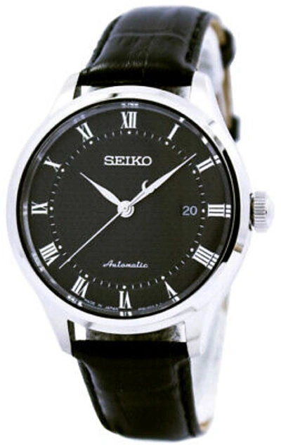 Pre-owned Seiko Automatic Leather Strap Men's Watch Srp769j2
