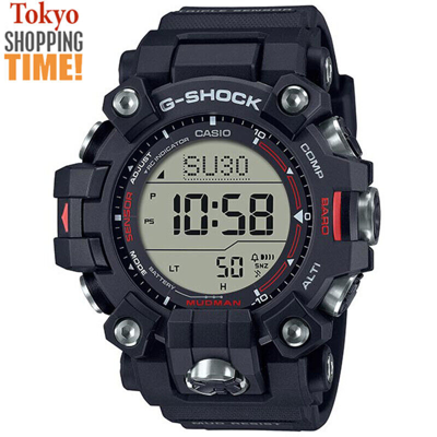 Pre-owned Casio G-shock Master Of Gw-9500-1jf Mudman Radio Solar Carbon Guard Men Watch