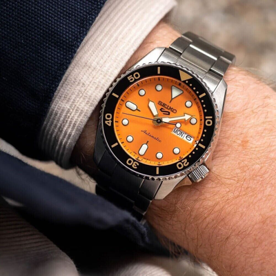 Pre-owned Seiko 5 Sports Skx Srpk35j1 Automatic 24 Jewels (fedex 2 Day & Warranty)