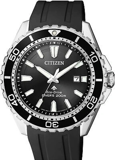 Pre-owned Citizen Promaster Promaster Eco-drive Marine Series Bn0190-15e Men's Watch In Dial Color - Black