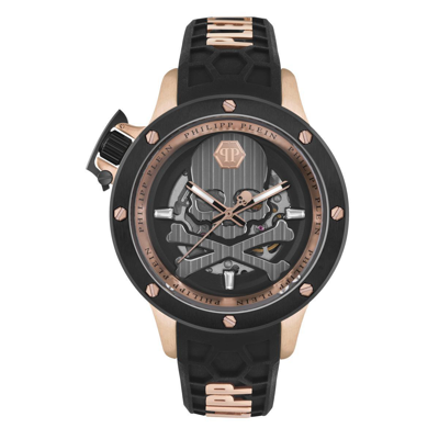 Pre-owned Philipp Plein Men's Watch Automatic Plein Rich Pwuaa0623 Silicone