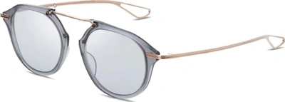 Pre-owned Dita Authentic  Sunglasses Dt S119-405af Rose Gold W/ Crystal Gray Lens"new"49mm