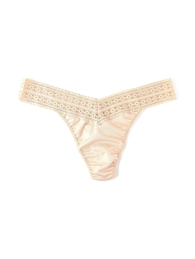 Hanky Panky Dreamease™ Original Rise Thong Chai In Brown