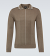 GIORGIO ARMANI WOOL POLO TOP