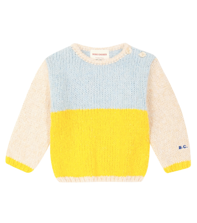 Bobo Choses Baby Color-blocked Sweater In Multicoloured