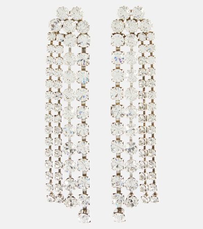 Isabel Marant Spotlight Crystal Statement Drop Earrings In Metallic