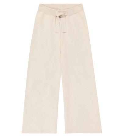 Donsje Kids' Invi Cotton Pants In Beige