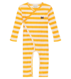 Bobo Choses Baby Striped Ribbed Jersey Onesie In Multicoloured