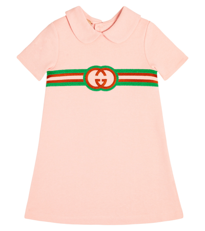 gucci t shirt dress Womens Beige Green Mc Monogram-pattern Wool Mini 6 cut dress is presented in a beige and blue GG canvas and enriched with a contrasting Peter Pan collar Women's Designer T-Shirts | GUCCI