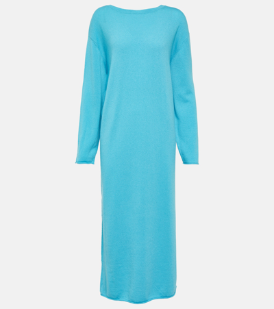 Lisa Yang Tarin Cashmere Midi Dress In Blue
