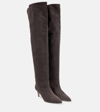 PARIS TEXAS SUEDE OVER-THE-KNEE BOOTS