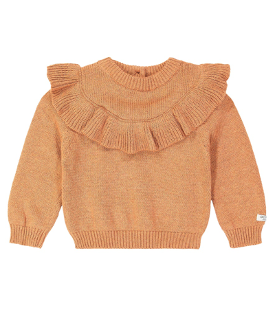 Donsje Baby Mare Cotton Sweater In Orange