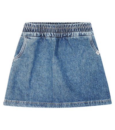 Liewood Kids' Janis Cotton Denim Skirt In Blue