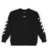 Off-white Printed Cotton Sweatshirt In Black