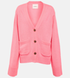 Lisa Yang Danni Cashmere Cardigan In Pink