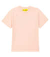 Off-white Logo Cotton Jersey T-shirt In Pink