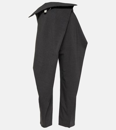 JW ANDERSON FOLD-OVER TAPERED TROUSERS 