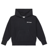 Palm Angels Logo Cotton Hoodie In Black