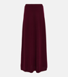 LISA YANG DOLLY STRAPLESS CASHMERE MIDI DRESS