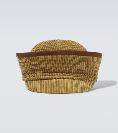 Alanui Corduroy Hat In Brown