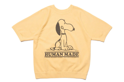 Pre-owned Human Made Peanuts S/s Sweatshirt Yellow