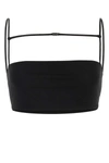 Dsquared2 Icon-plaque Spaghetti-strap Top In Black
