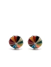 Paul Smith Umbrella Enamel Cufflinks In Multicolour
