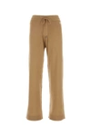 Woolrich Cashmere Blend Ribbed Trousers In Suedebrown