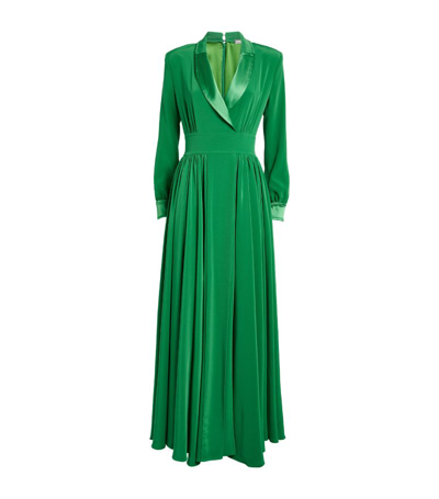 Alexis Mabille Tuxedo Gown In Green
