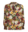 ALICE AND OLIVIA ALICE + OLIVIA FLORAL REILLY BLOUSE