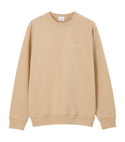 Burberry Beige Print Sweatshirt In Neutrals