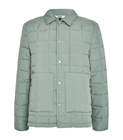 Rains Quilted Shirt Liner Jacket In Green