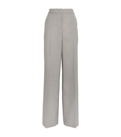 Fabiana Filippi Wide-leg Tailored Trousers In Grey
