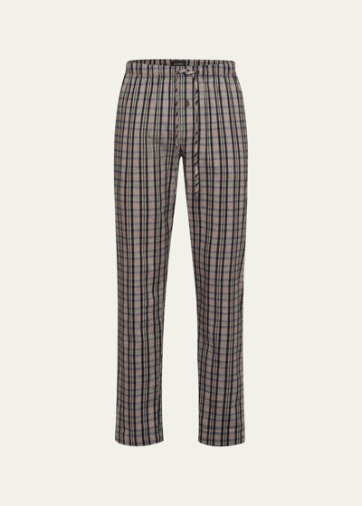 HANRO MEN'S COZY COMFORT FLANNEL PAJAMA PANTS