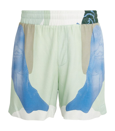 Limitato Mum By Gary Hume Printed Shorts In Multi