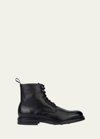 Aquatalia Men's Bernardo Weatherproof Leather Lace-up Boots In Black